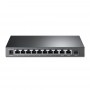 TP-LINK | 8-Port 10/100Mbps + 3-Port Gigabit Desktop Switch with 8-Port PoE+ | LS1008 | Unmanaged | Desktop | 10/100 Mbps (RJ-45 - 4
